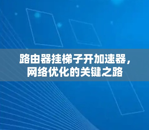 路由器挂梯子开加速器，网络优化的关键之路