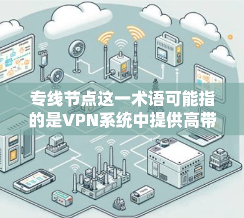 专线节点这一术语可能指的是VPN系统中提供高带宽或特定功能的节点，例如VPN服务器或相关的设备，这些节点可能负责处理数据的加密、传输和解密过程，确保用户能够安全地连接到服务器