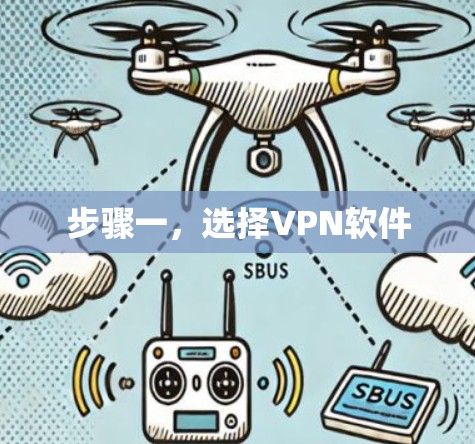 步骤一，选择VPN软件