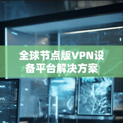 全球节点版VPN设备平台解决方案